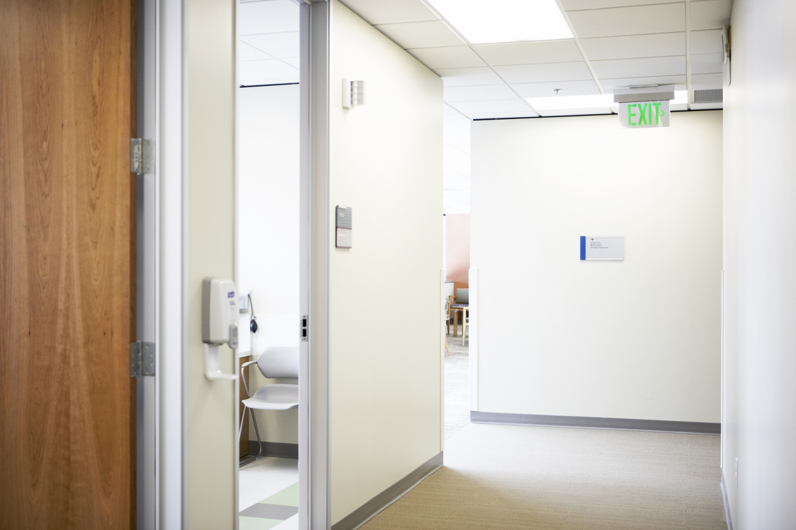 Doctor's office corridor