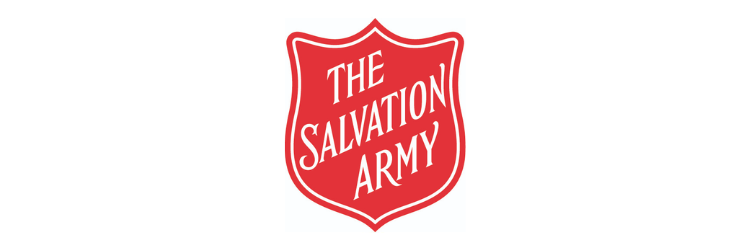 Salvation Army logo, a red shield.
